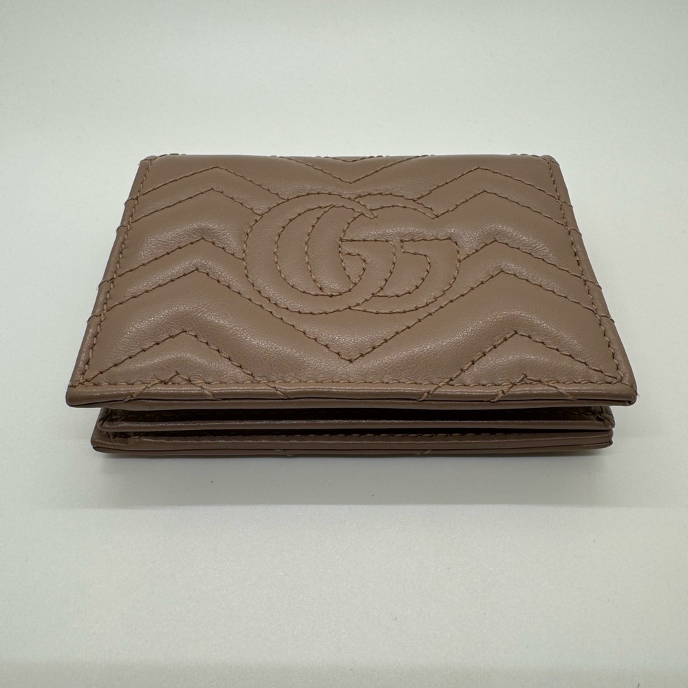 Gucci GG Marmont Card Case Wallet Porcelain Rose - Picture 4 of 9